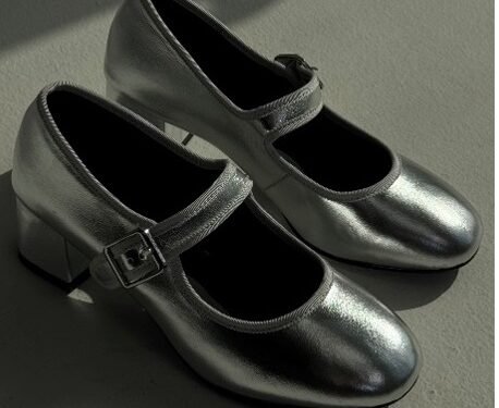 Marry Jane Silver Heels