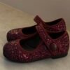 Mary Jane Burgundy Kids