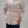 Beige belted shirt