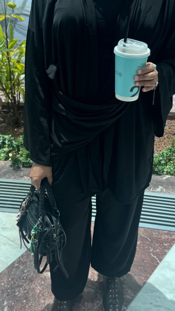 Black Kimono Set