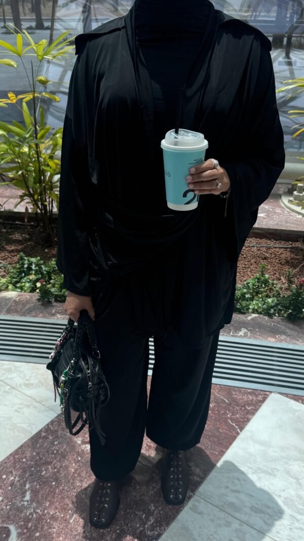 Black Kimono Set