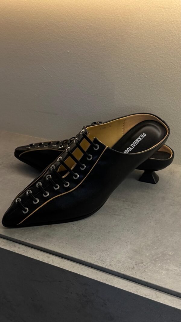 Open kitten heels